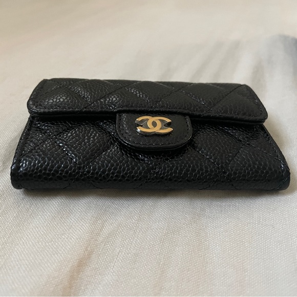 Chanel Black Caviar Snap Card Holder - Picture 7 of 13